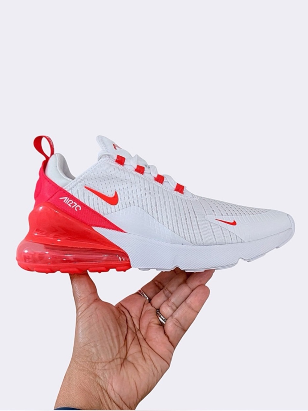 Nike Air Max 270 Crimson White Women’s Sneakers